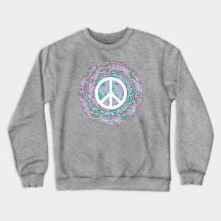 Psychedelic Peace Crewneck Sweatshirt